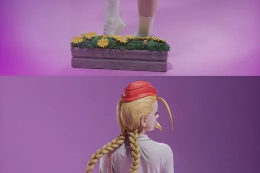 Ca 3d studios cammy white schoolgirl street fighter + bust