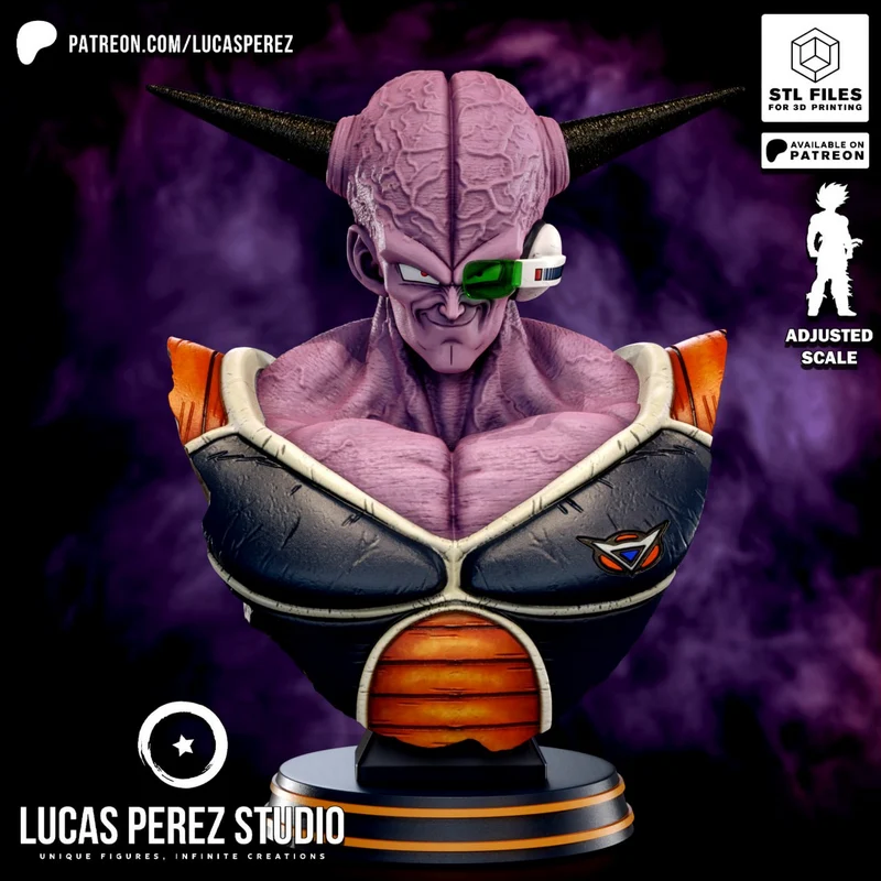 CAPITAN_GINYU_BUST_STL – STL 3D Print Model | AssetsFree.com Capitan ginyu bust stl
