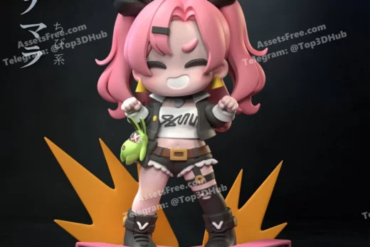 Cw studio chibi nicole demara zenless zone zero