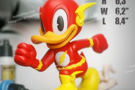 Chibistl 2025 07 flash duck chibi