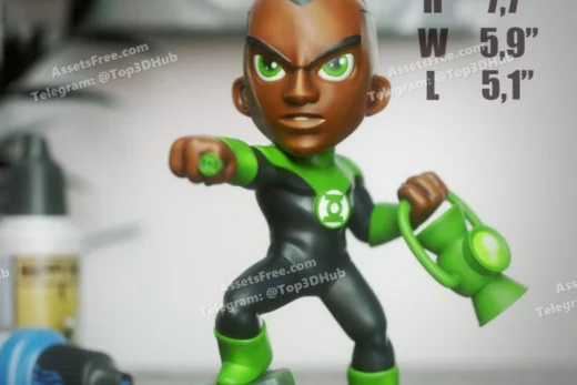 Chibistl 2025 07 john stewart green lantern chibi