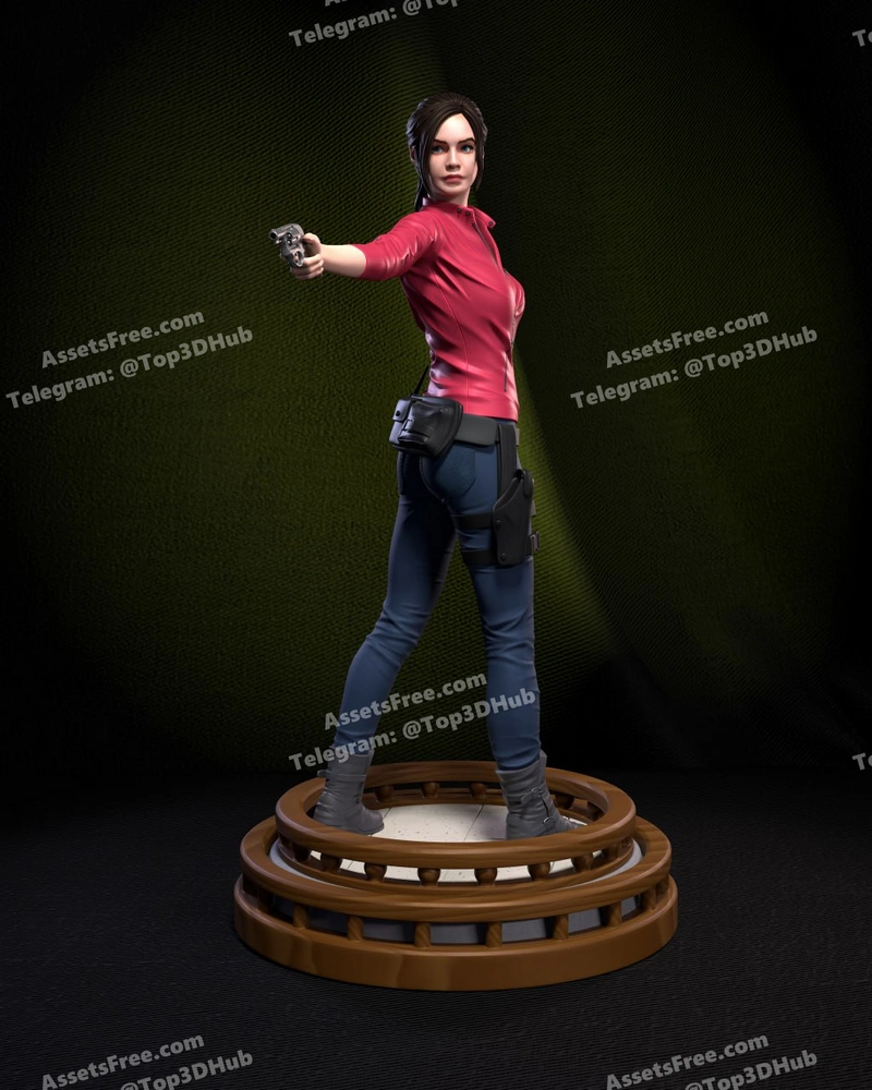 Claire_Redfield – STL 3D Print Model | AssetsFree.com Claire redfield