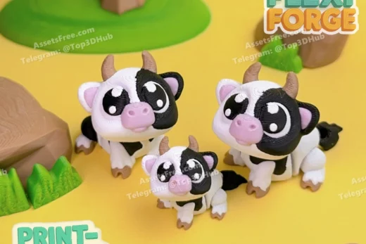 Cow 3d flexi forge
