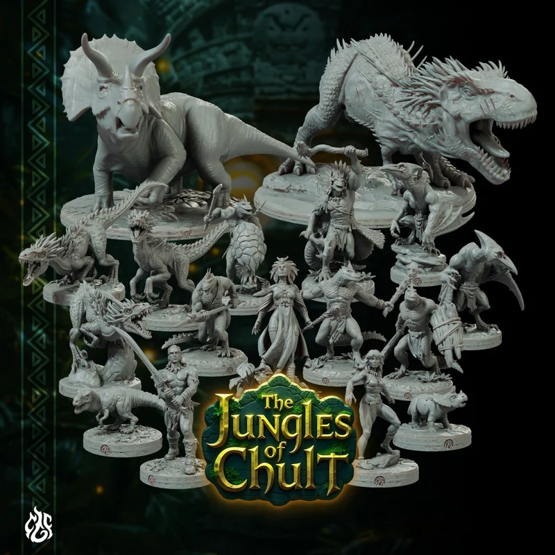 Crippled God Foundry – 07-25 – Jungles of Chult – STL 3D Print Model | AssetsFree.com Crippled god foundry 07 25 jungles of chult