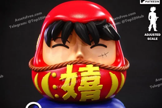 Daruma luffy stl