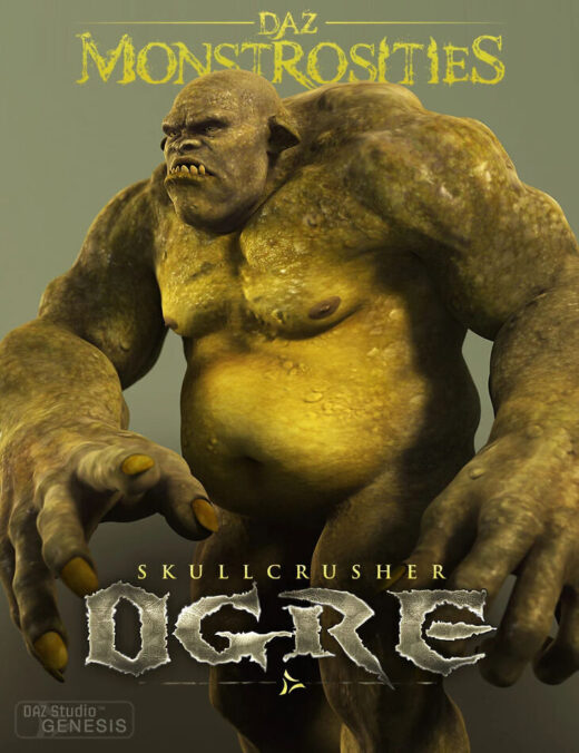 Daz monstrosities skullcrusher ogre