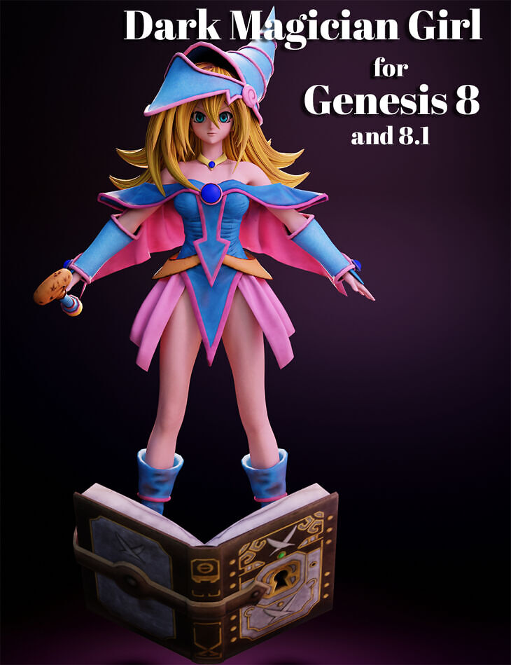 Dark magician girl for genesis 8 and 8.1 female