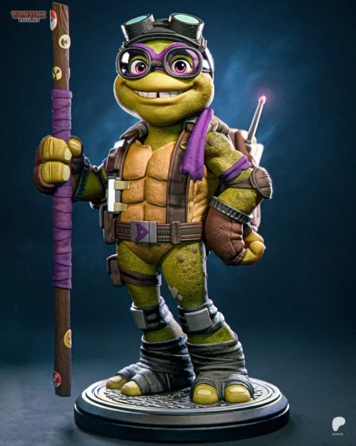 Donatello toon tanuki figures