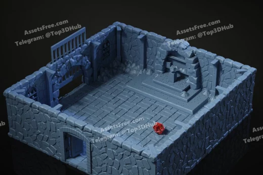 Dragon's keep vault with floor