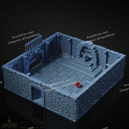 Dragon's keep vault with floor