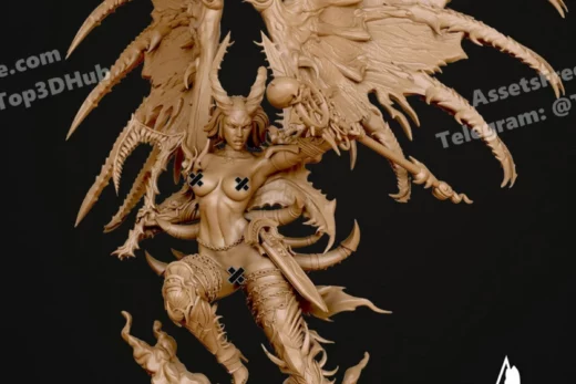 Dreadflame duchess nsfw oxo3d figure