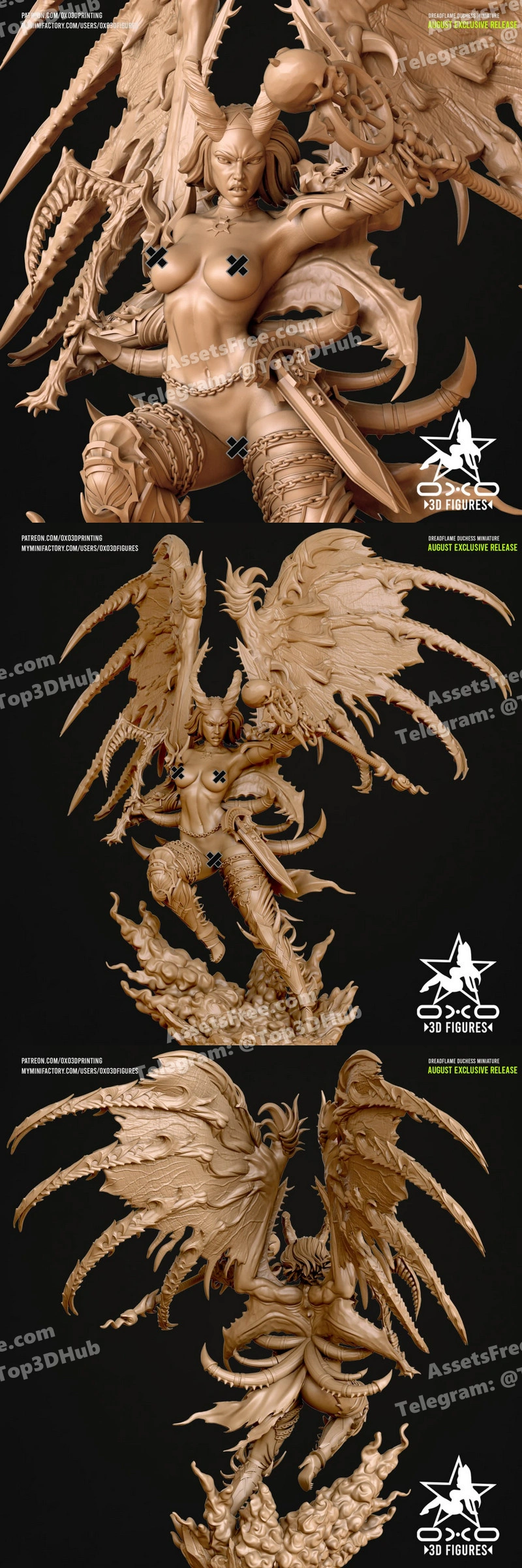 Dreadflame duchess nsfw oxo3d figure