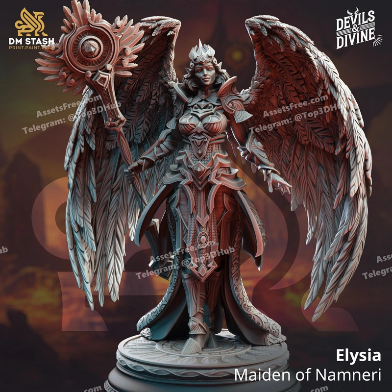 Elysia – Maiden of Namneri – STL 3D Print Model | AssetsFree.com Elysia maiden of namneri