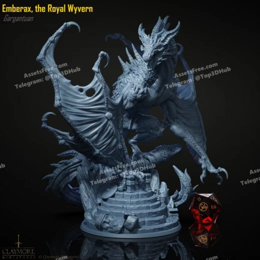 Emberax, the royal wyvern