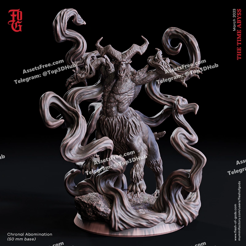 Enemy – Chronal Abomination (50 mm) – STL 3D Print Model | AssetsFree.com Enemy chronal abomination (50 mm)