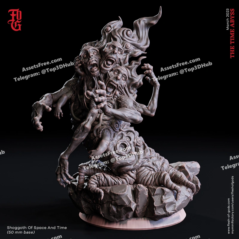 Enemy – Shoggoth of Space and Time (50 mm) – STL 3D Print Model | AssetsFree.com Enemy shoggoth of space and time (50 mm)