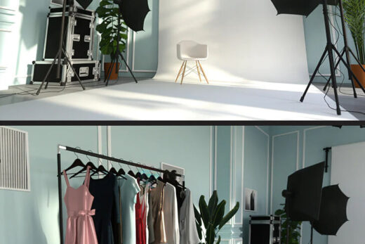 Fashion show photoshoot studio