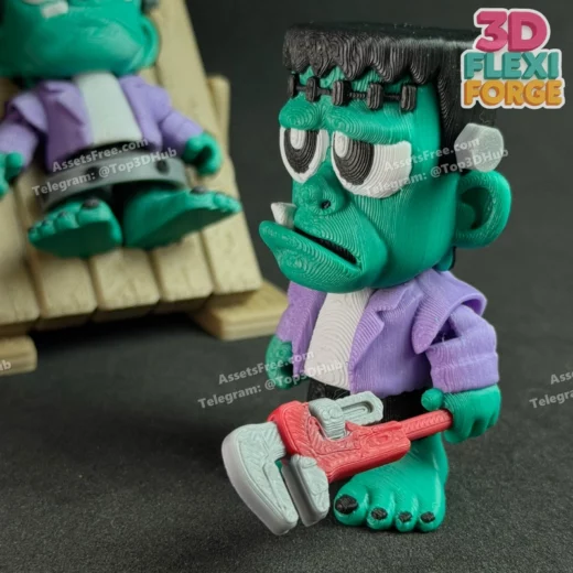 Frankenstein 3d flexi forge updated 3