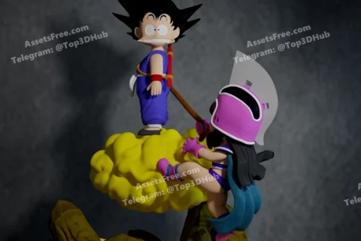 Goku y milk namek studio
