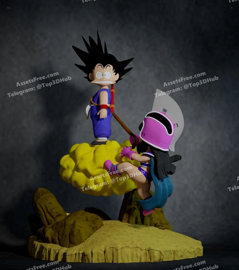 Goku y milk namek studio