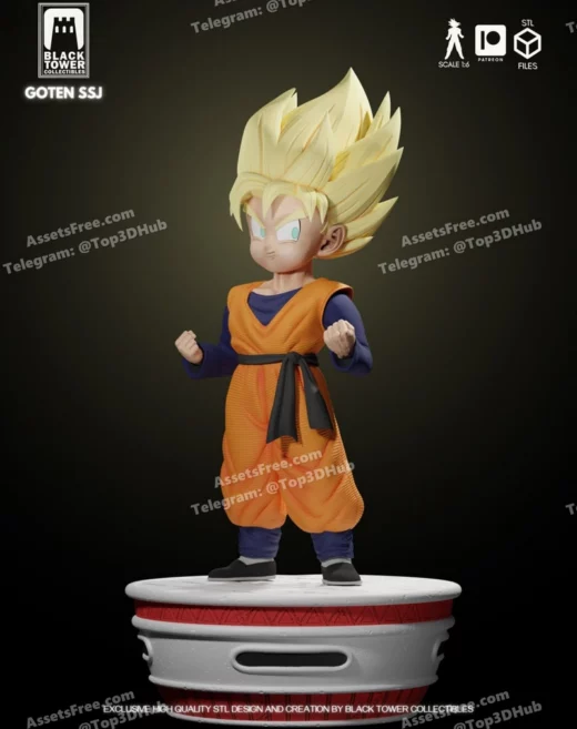 Goten black tower collectibles