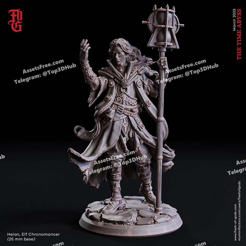 Hero heian, elf chronomancer (25 mm)