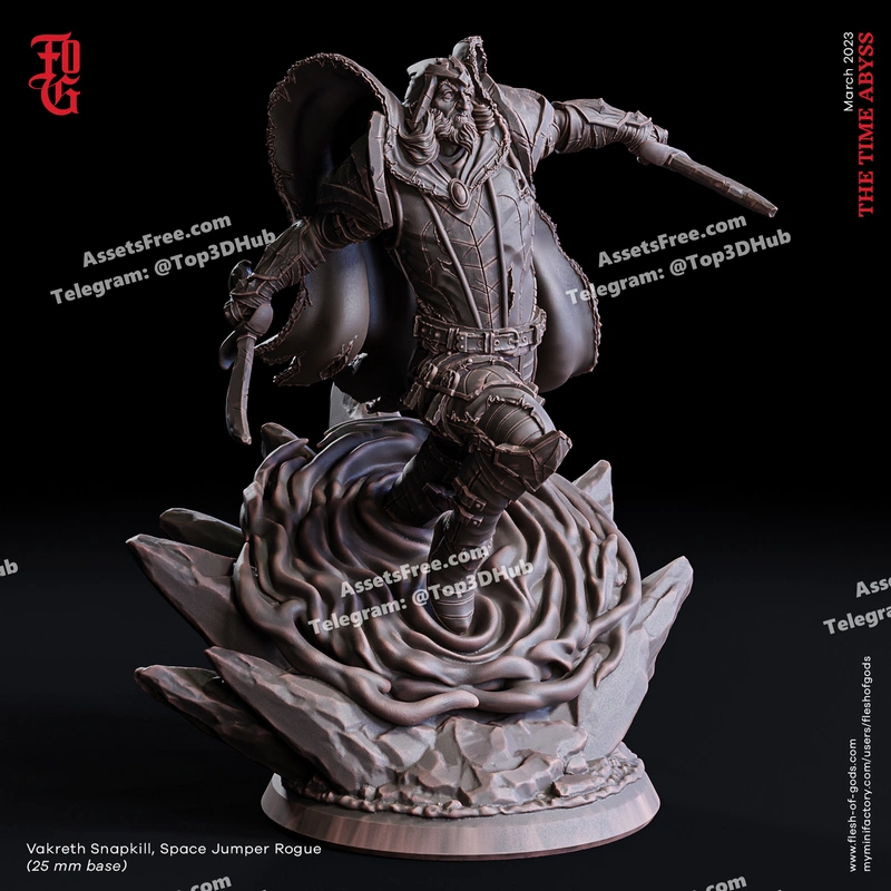 Hero – Vakreth Snapkill, Space Jumper Rogue (25 mm) – STL 3D Print Model | AssetsFree.com Hero vakreth snapkill, space jumper rogue (25 mm)
