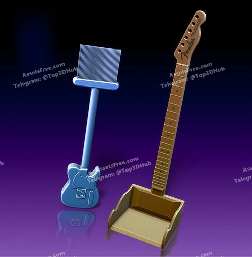 Hex3d teleduster neck dustpan parts