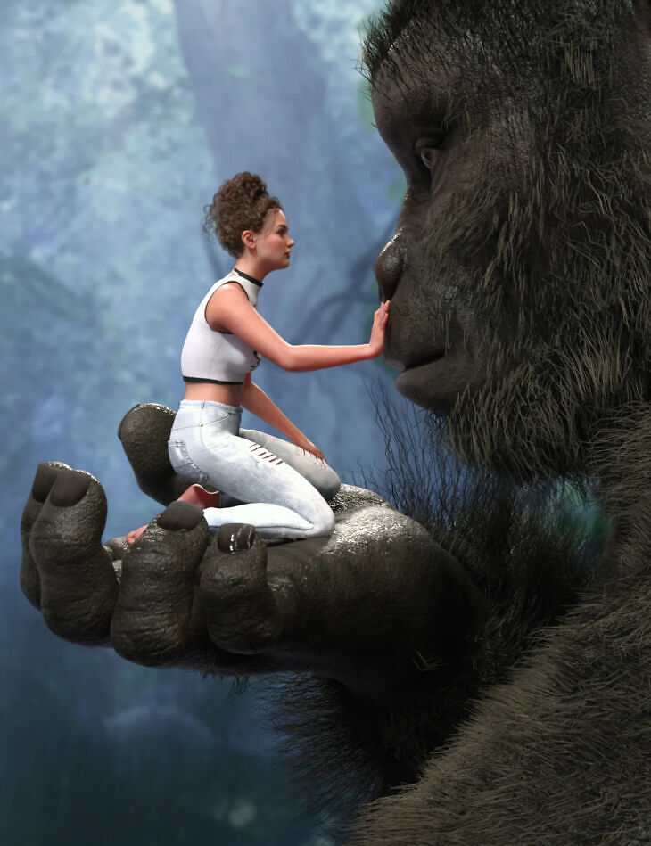 Igd aping around poses for ape world gorilla for genesis 9