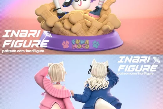 Inari figure fuwamoco hololive