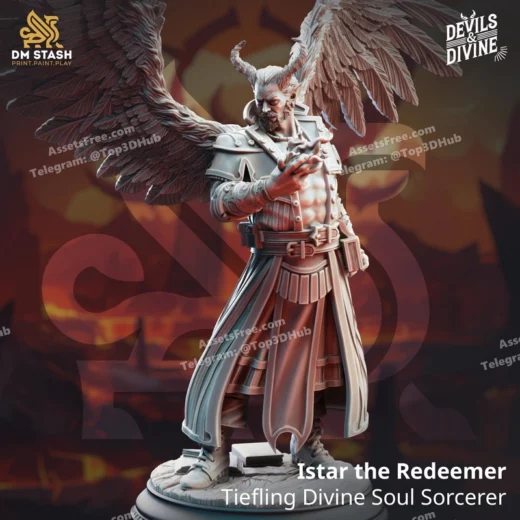 Istar the redeemer tiefling divine soul sorcerer