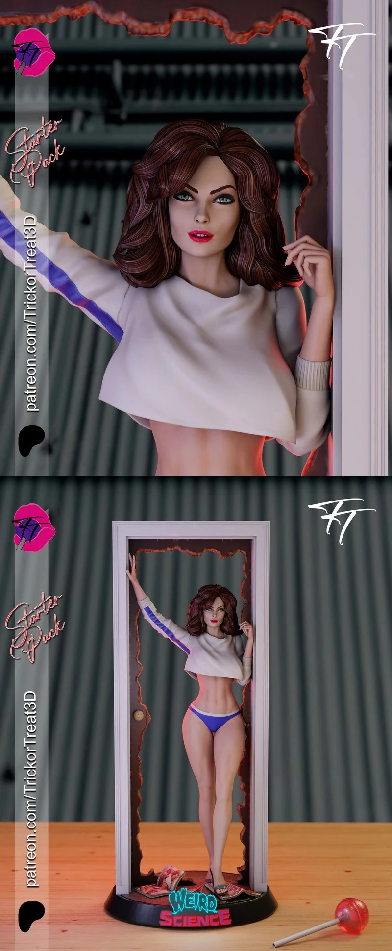 Kelly Lebrook ( Weird Science) – STL 3D Print Model | AssetsFree.com Kelly lebrook ( weird science)