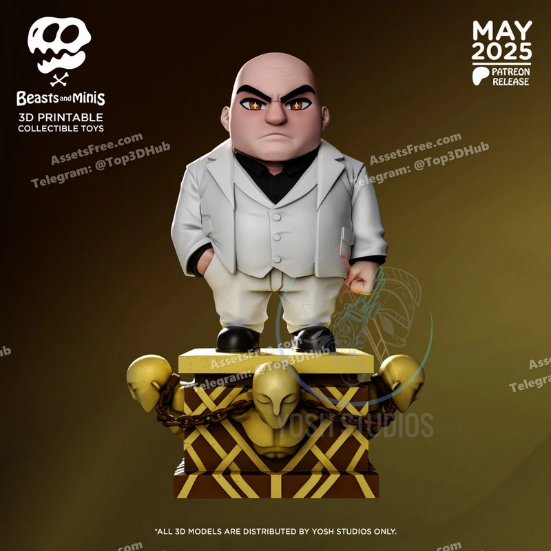 Kingpin Mini – STL 3D Print Model | AssetsFree.com Kingpin mini