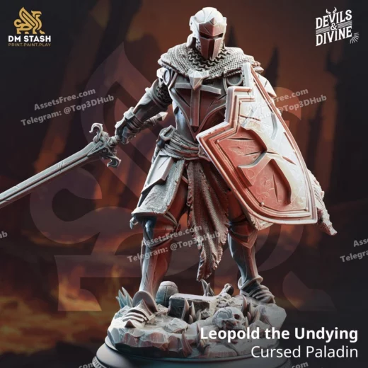 Leopold the undying cursed paladin