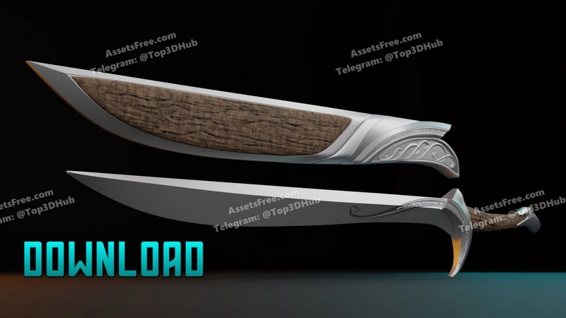 Lotr Goblin Cleaver – STL 3D Print Model | AssetsFree.com Lotr goblin cleaver