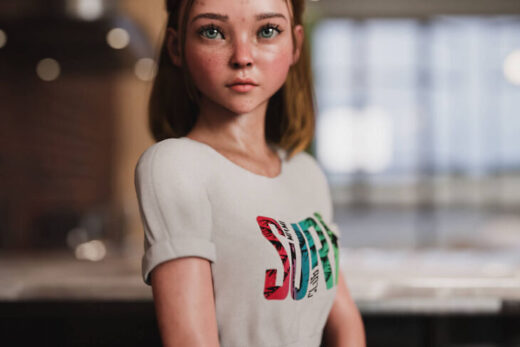 Lydia teen for genesis 8 female