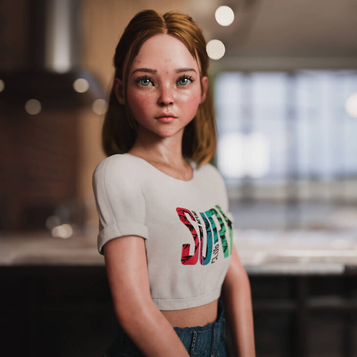 Lydia teen for genesis 8 female