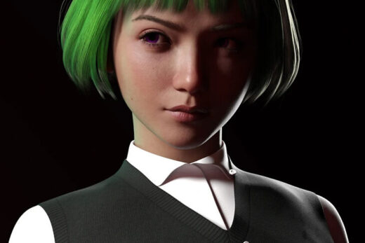 M3d chic bob hair for genesis 9