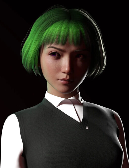 M3d chic bob hair for genesis 9