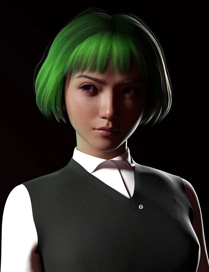 M3d chic bob hair for genesis 9