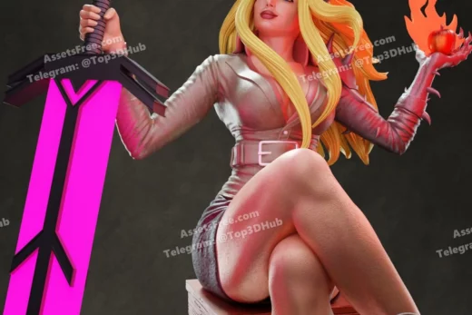 Magik sitting pose from x men