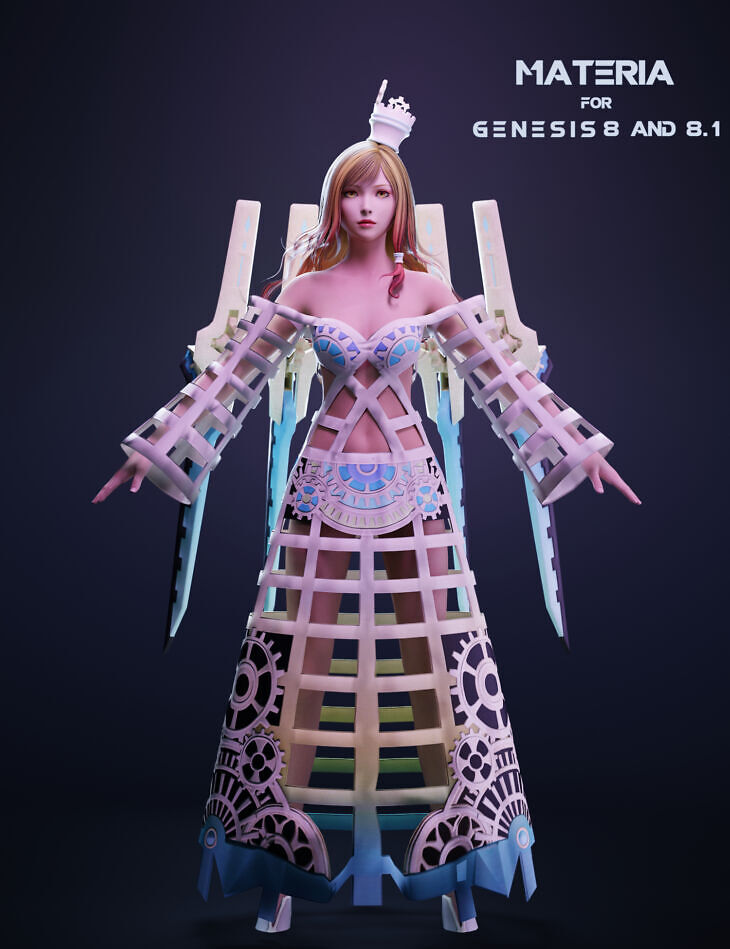 Materia for genesis 8 and 8.1 female