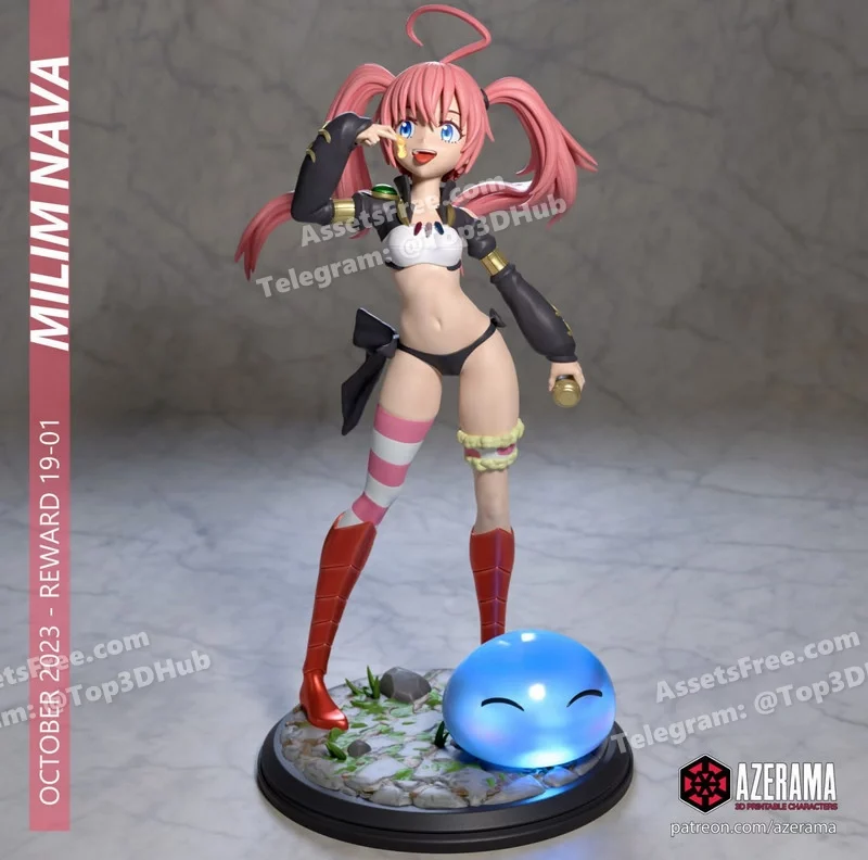 MilimNavaSFW_Azerama – STL 3D Print Model | AssetsFree.com Milimnavasfw azerama