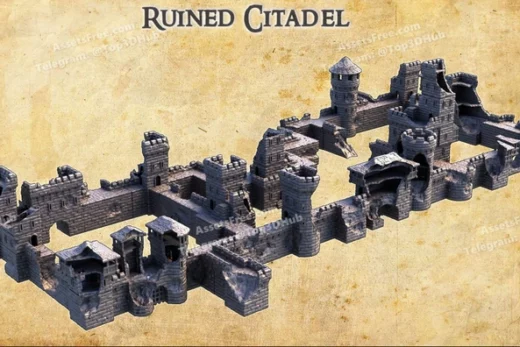 Miniature land 2024 09 ruined citadel