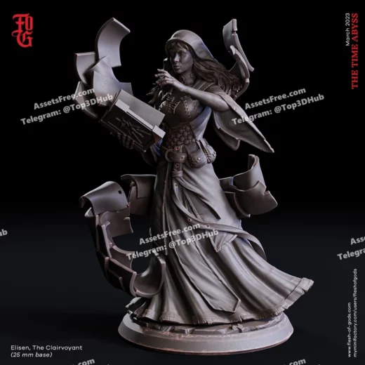 Npc elisen, the clairvoyant (25 mm)