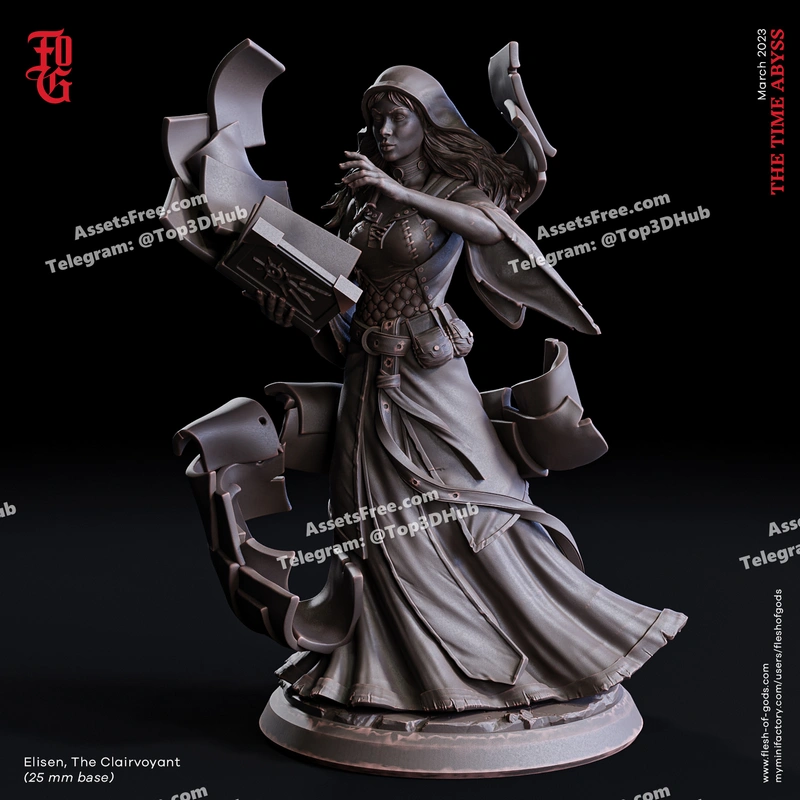 Npc elisen, the clairvoyant (25 mm)