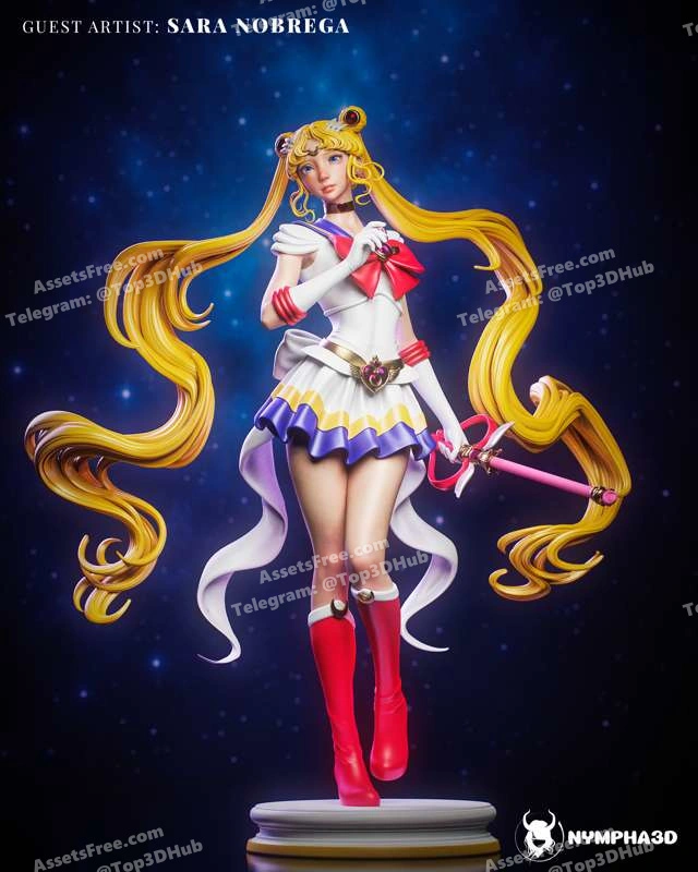 NYMPHA3D 2025-08 Sailor Moon – STL 3D Print Model | AssetsFree.com Nympha3d 2025 08 sailor moon