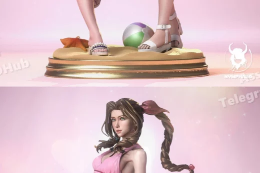 Nympha3d aerith nsfw