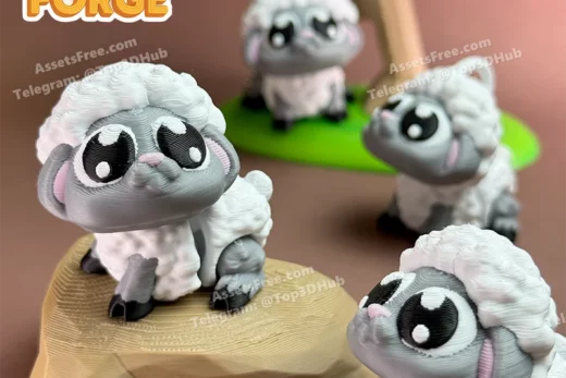 New sheep 3d flexi forge