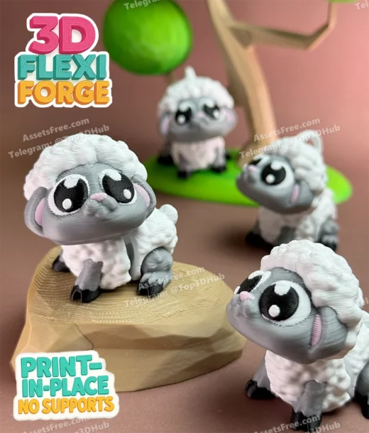 New sheep 3d flexi forge